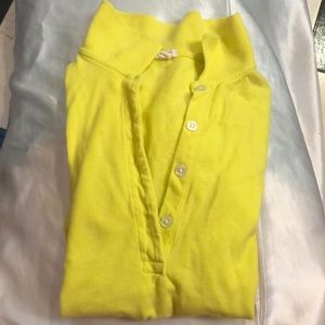 Neon yellow Jcrew Polo